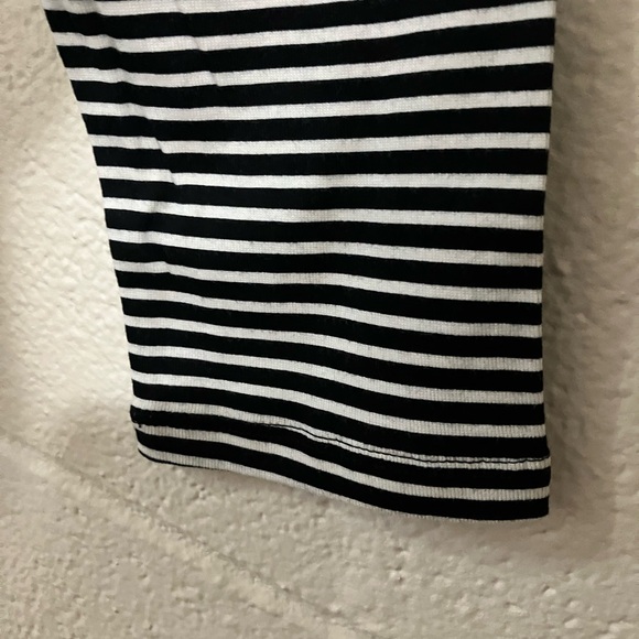 Croft & Barrow Classic Long Sleeve T-Shirt for Women Sz XL black & white stripes - Picture 5 of 7
